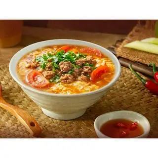 Hình ảnh Canh cà chua trứng thịt bằm