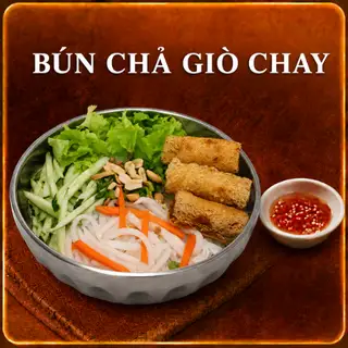 Hình ảnh Bún chả giò chay