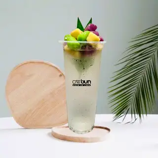 Hình ảnh Nước dừa trân châu khoai môn