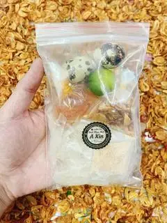 Bánh Tráng Satế Hành Phi ( 2 trứng cút ) - 20.000 ₫ tại Bánh Tráng Muối A Xìn - Phạm Thế Hiển