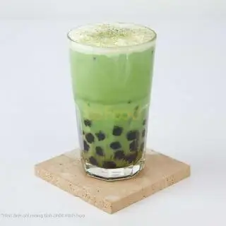 Hình ảnh Matcha latte kem muối