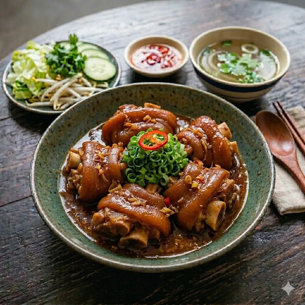 Cơm giò heo kho giả cầy - 52.000 ₫ tại Cơm Văn Phòng 147 - Đường Số 19