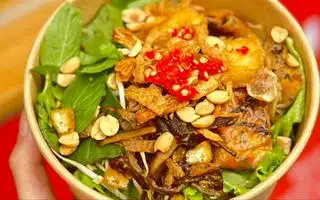 Hình ảnh Bún chả giò chay nấm lộc nhung đặc biệt
