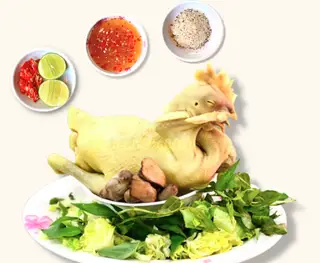 Hình ảnh Gà nguyên con chéo cúng