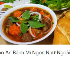 Hình ảnh Bánh mì bò kho