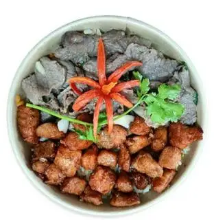 Hình ảnh Thố bò - xá xíu