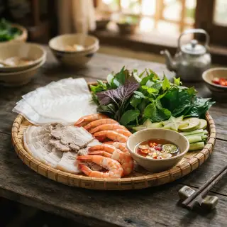 Hình ảnh Gỏi cuốn tôm thịt - phần 1 người