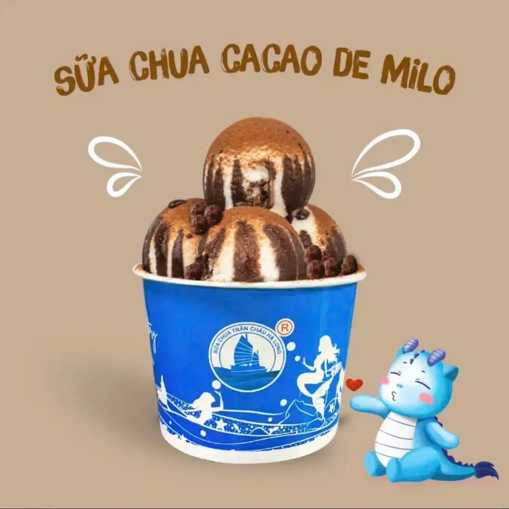 Sữa chua cacao de milo - 40.000 ₫ tại Sữa Chua Trân Châu Hạ Long - Phạm Văn Chí