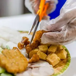 Hình ảnh Bún đậu nem dồi rán thịt