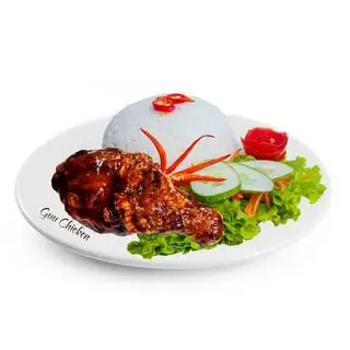 Hình ảnh Cơm gà sốt tiêu đen