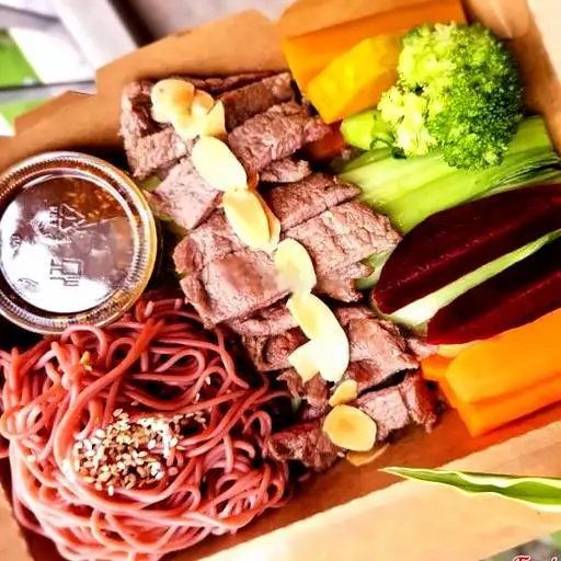 Hình ảnh Bún lứt bò hạnh nhân