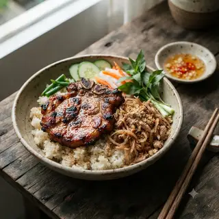 Hình ảnh Cơm sườn bì