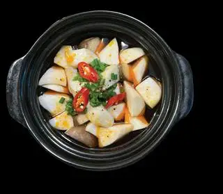 Nấm đùi gà kho tiêu chay - 74.520 ₫ tại Sen - Nhà Hàng Chay - Phó Đức Chính