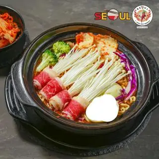 Mì Kim Chi Bò Mỹ Cuộn Nấm - 80.000 ₫ tại Mì Cay Seoul Gò Vấp - Lê Đức Thọ