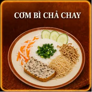 Hình ảnh Cơm bì chả chay