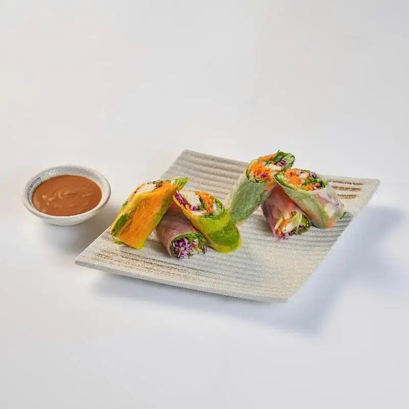 Gỏi cuốn hoa Việt chay - 89.640 ₫ tại Nhà Hàng Chay Amavi Kom & Vegan - Cơm Tấm Chay - Quốc Hương