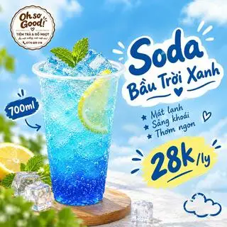 Hình ảnh Soda bầu trời xanh