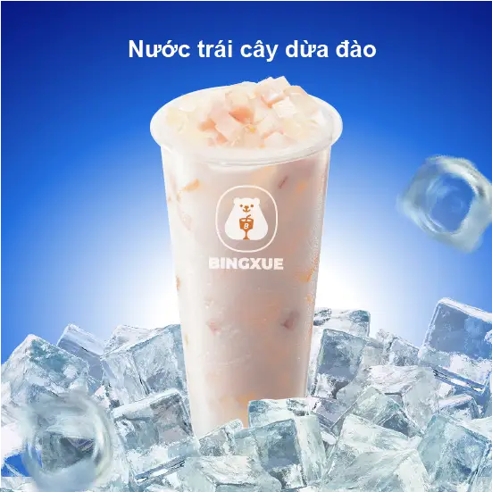 Hình ảnh Nước Trái Cây Dừa Đào