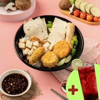 Combo đề xuất 1 người - ăn chay được - 74.000 ₫ tại Bấu Xì Giùn - Bún Xì Dầu - Trần Bình Trọng