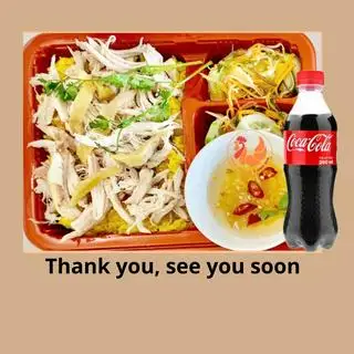 Hình ảnh (Combo Siêu hời  )Mua 1 Cơm Gà Xé Tặng 1 Cocacola