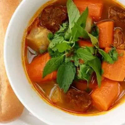 Bò kho bánh mì - 65.000 ₫ tại Phở Bò & Bò Kho 220 - Lê Văn Sỹ