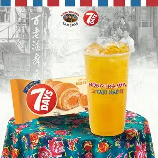 Hình ảnh Combo Lót Dạ (1 Lục Trà Xoài L + 1 Bánh 7 Days)