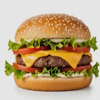 Hình ảnh Hamburger thịt heo