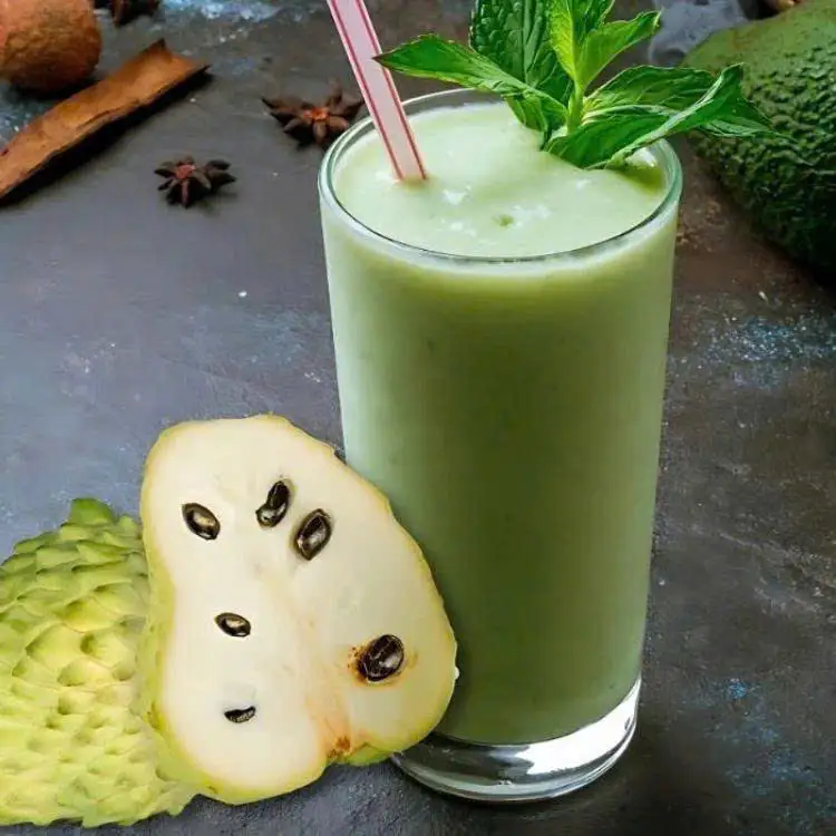 Hình ảnh Sinh tố bơ mãng cầu