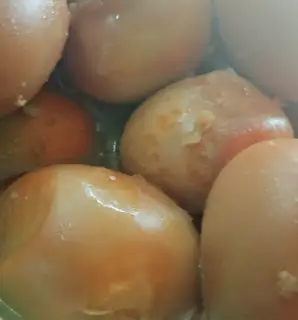 Trứng kho - 1 trứng - 12.000 ₫ tại Bún Thịt Xào & Cơm Tấm - Hai Chị Em - Đường Số 6