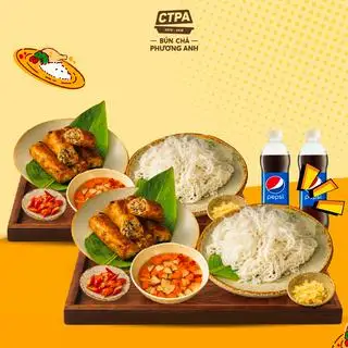 Hình ảnh 2 bún nem - 2 pepsi