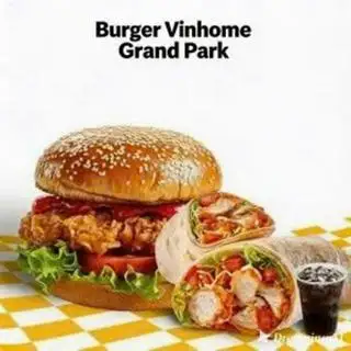 Hình ảnh Combo burger gà - tacos gà