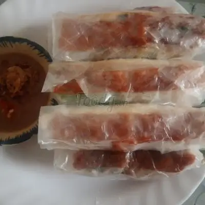 Gỏi cuốn chay - 10.000 ₫ tại Quán Chay Thuận Đức - Lê Văn Lương