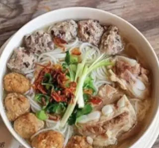 Bún mọc chả - 70.000 ₫ tại Bún Bò Huế - Bún Mọc Anh Vy - Chung Cư Sunrise Riverside