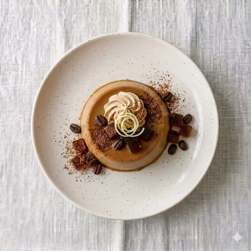 Hình ảnh Pudding caramel cà phê