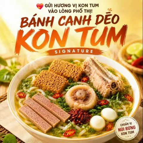 Bánh Canh Dẻo Kon Tum - Tân Cảng - Bún/Phở/Mỳ/Cháo gần bạn