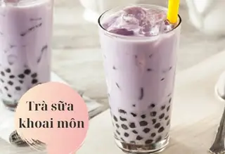 Hình ảnh Trà sữa khoai môn
