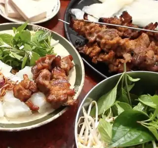 Hình ảnh Bánh cuốn thịt nướng