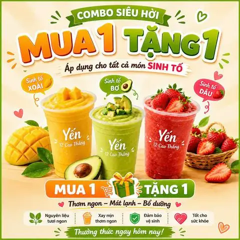 Hình ảnh Sinh Tố, Nước Ép & Cà Phê - Yến Cao Thắng - Cao Thắng