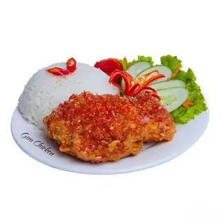 Hình ảnh Cơm gà má đùi