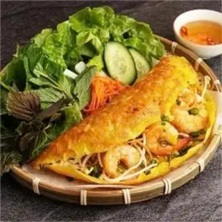 Bánh xèo miền Tây đặc biệt - 70.000 ₫ tại NHÂN - Bánh Xèo Rau Rừng & Bánh Khọt - Dương Thị Mười