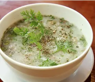Hình ảnh Cháo thịt bò bằm