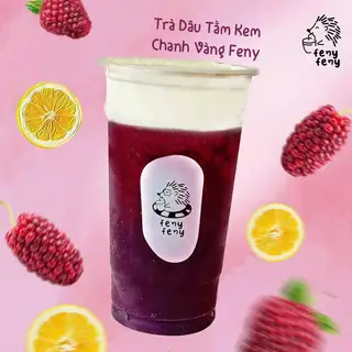 Hình ảnh Trà dâu tằm kem chanh vàng Feny