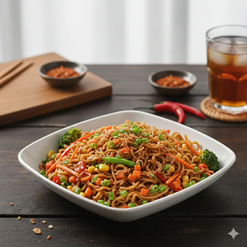 Mì trộn sò điệp - 51.000 ₫ tại Mì Trộn Bếp Cô Vy - Mì Trộn Indomie Tóp Mỡ & Ăn Vặt - Nguyễn Trãi 