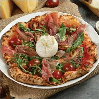 Hình ảnh Burrata parma ham pizza