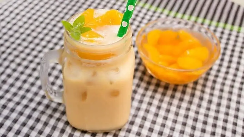 Trà đào sữa nhỏ - 30.000 ₫ tại A Mạnh Trà Đào Dằm - Ngô Thị Thu Minh