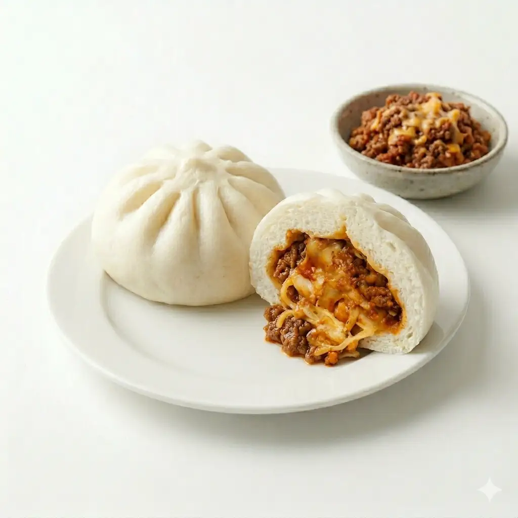 Hình ảnh Bánh bao xúc xích phô mai