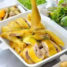 Hình ảnh Gà hấp mía nửa con