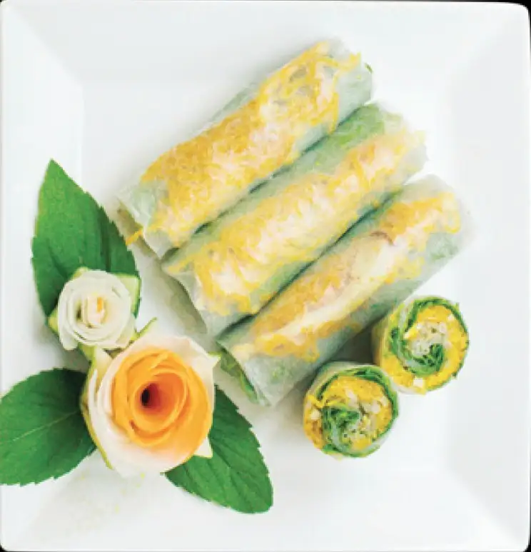 Bì cuốn (cái) chay - 11.880 ₫ tại Sen - Nhà Hàng Chay - Phó Đức Chính
