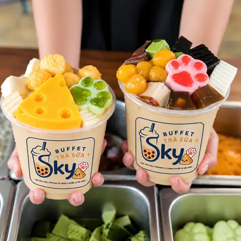 Hình ảnh Buffet Trà Sữa SKY - Trà Sữa Fulltopping & Đồ Ăn Vặt - Phan Văn Trường