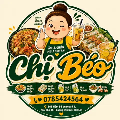 Hình ảnh Chị Béo - Bánh Tráng Trộn - Đường số 4